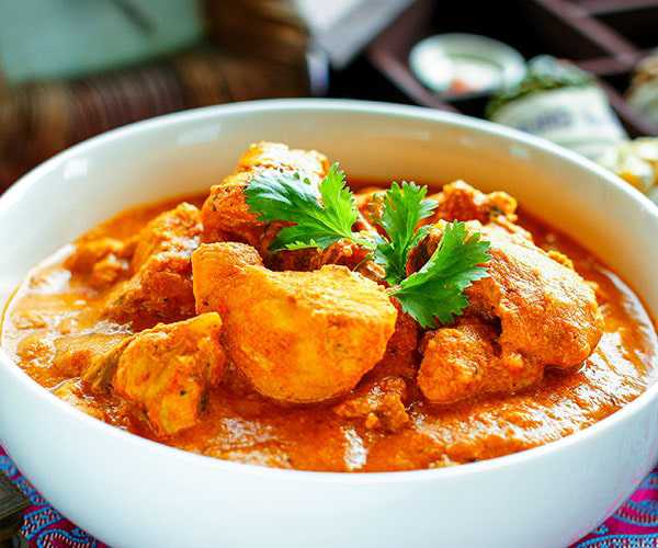 korma served at Sammy’s Indian Grill Restaurant & Bar in Menstrie